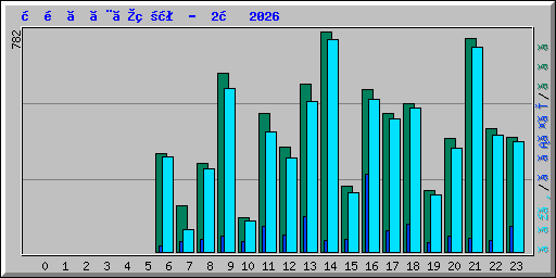 時間ごとの状況 -  2月 2026